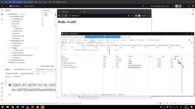 Creating interactive UIs with Razor syntax and C#