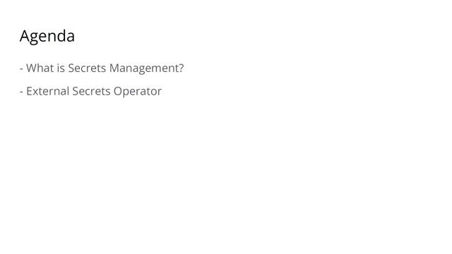 External Secrets Operator: the secrets management toolbox for self-sufficient teams