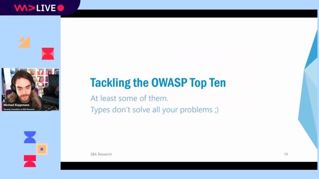 Applying typed security to OWASP vulnerabilities