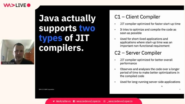 Comparing the C1 client and C2 server compilers