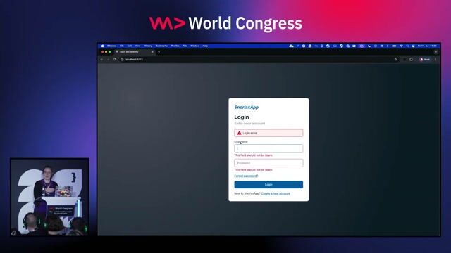 Writing better error messages and using semantic HTML