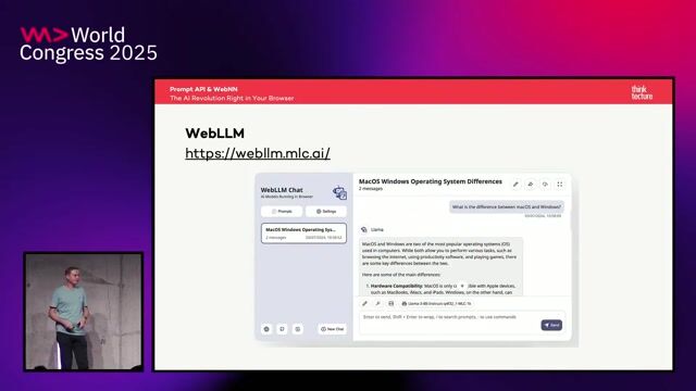 Running large language models with WebLLM
