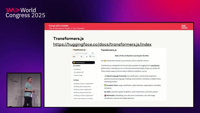 Exploring diverse ML workloads with Transformers.js