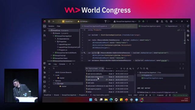 Connecting to infrastructure with client integration packages