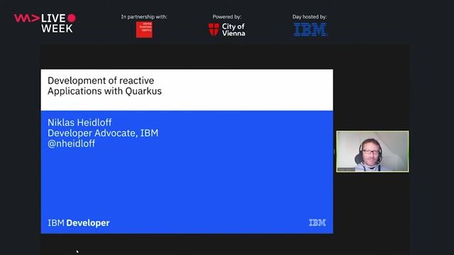 Development of reactive applications with Quarkus