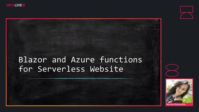 Blazor and Azure functions for Serverless Website