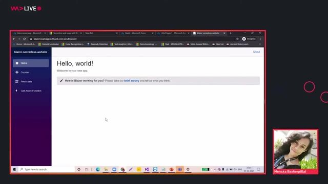 Connecting a Blazor application to an Azure Function backend thumbnail