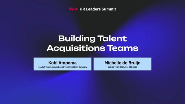 The strategic importance of a modern talent acquisition team