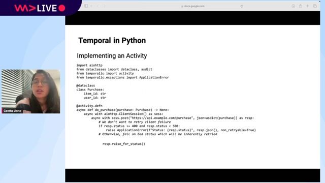 Implementing a workflow with the Python SDK