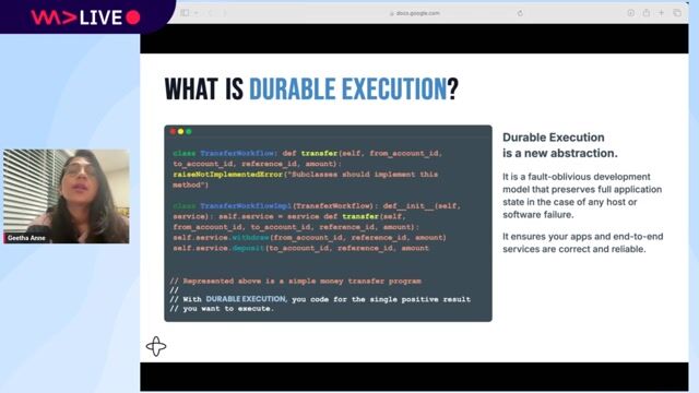 How durable execution handles process failures