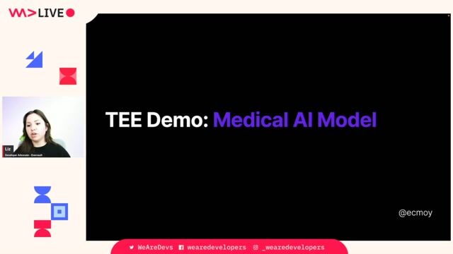 Demo of a secure medical imaging AI model