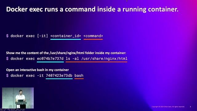 Understanding how the docker exec command really works
