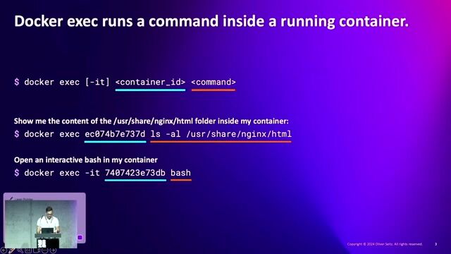 Docker exec without Docker