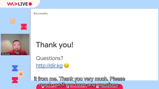 Q&A on practical accessibility challenges