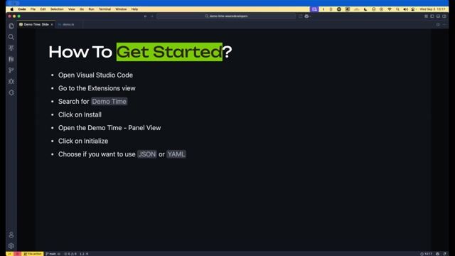A practical demonstration of scripting a live demo
