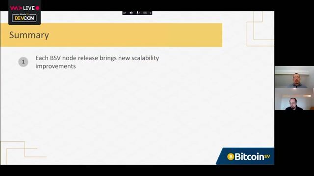Performance improvements in recent BSV node versions