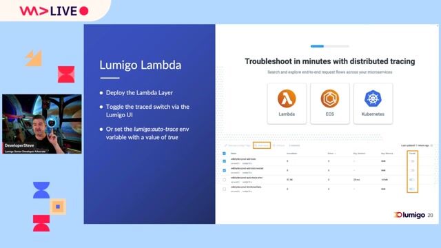 Live demo setup for debugging Kafka