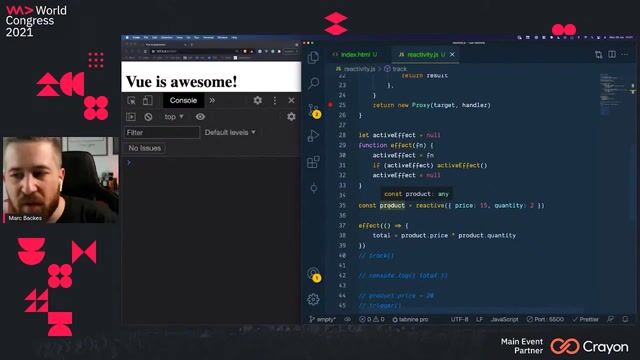 Connecting the custom reactivity engine to the DOM