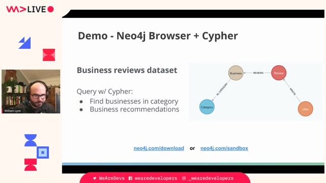 Querying connected data with Cypher in Neo4j Browser
