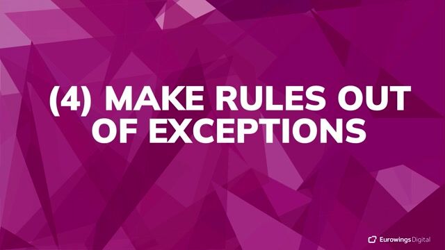 Pitfall 4: Applying outlier success stories as rules