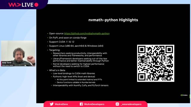 Calling device-side functions directly from Python kernels