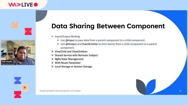 Strategies for sharing data between components