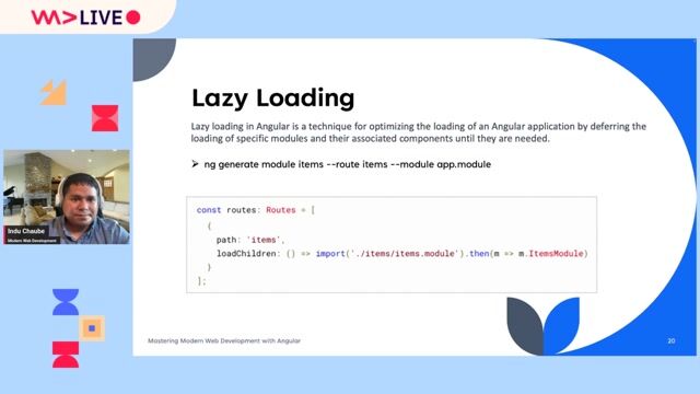 Optimizing browser performance through module lazy loading thumbnail