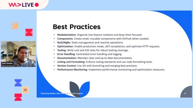 Following essential best practices for Angular development