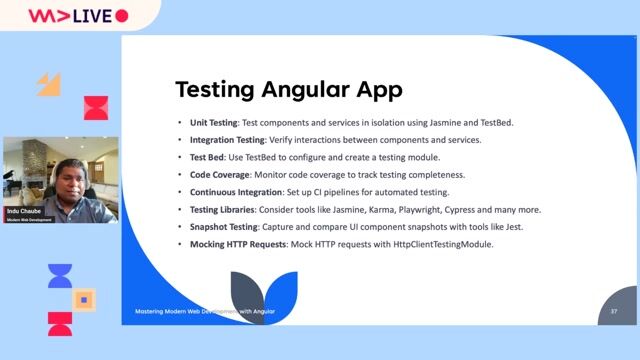 Testing, debugging, and final Q&A session