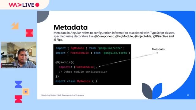Injecting component and module metadata thumbnail