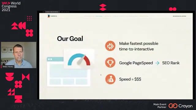 Rethinking web application design for fastest possible time to interactive thumbnail