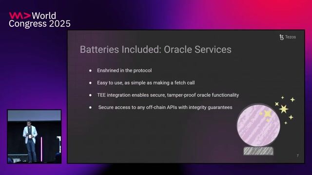 Built-in oracles for secure off-chain data access