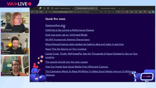 WeAreDevelopers LIVE: Scammer Payback with Python, Grok Goes Unhinged, The Future of Chromium and mo thumbnail