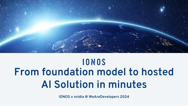 From foundation model to hosted AI solution in minutes