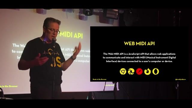 Connecting physical MIDI controllers using the Web MIDI API