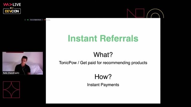 Building pay-per-call APIs and instant referral programs
