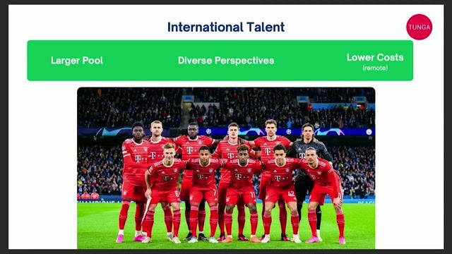 Leveraging the benefits of a global talent pool