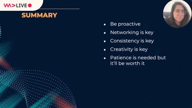 Key takeaways for building your brand and career