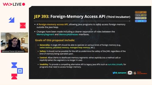 Gaining performance with the Vector API and elastic metaspace