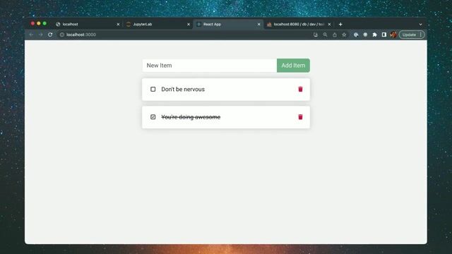 Using bind mounts for live code development