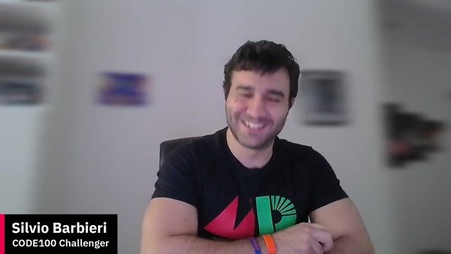 Why Silvio decided to enter the Code 100 competition