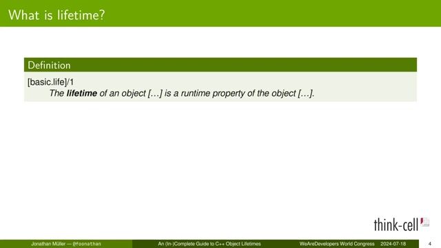 An (In-)Complete Guide to C++ Object Lifetimes thumbnail