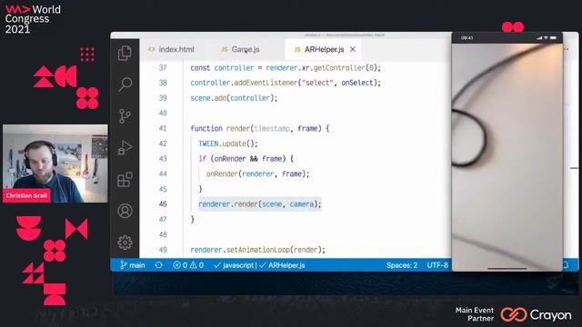 Creating and placing 3D objects in an AR scene