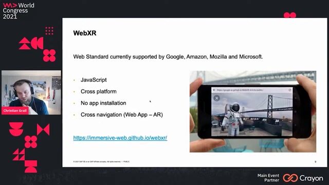 The WebXR standard and its browser ecosystem