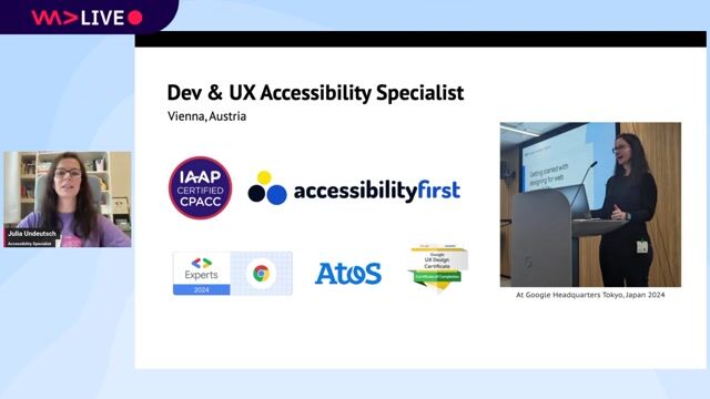Julia Undeutsch - Accessibility in React Application