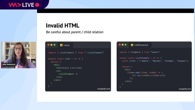 Preventing invalid DOM hierarchies using React fragments thumbnail
