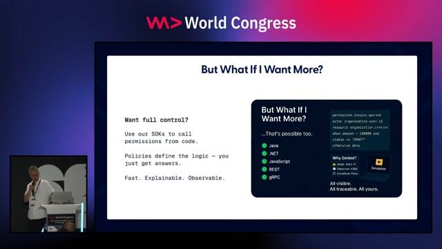 Using SDKs for optional fine-grained in-code control