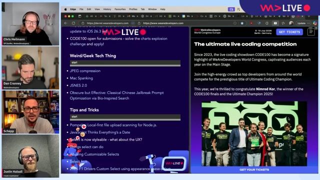 WeAreDevelopers LIVE - CSS is DOOMed thumbnail