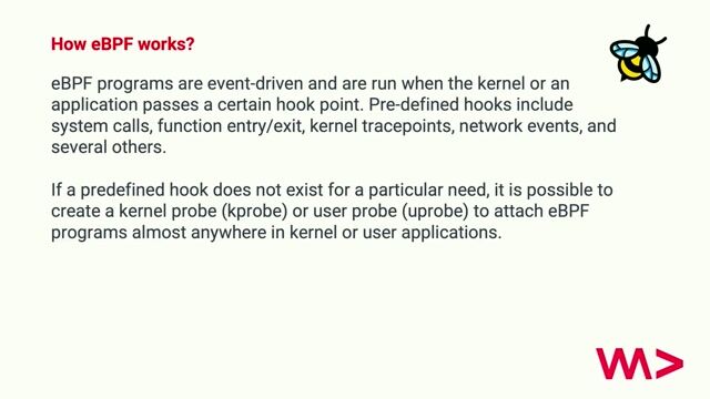 How eBPF programs are event-driven and written