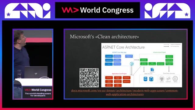 Microsoft's interpretation and templates for clean architecture